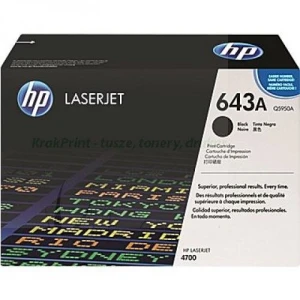 Toner HP 643A do Color LaserJet 4700 | 11tys. (Q5950A) Black