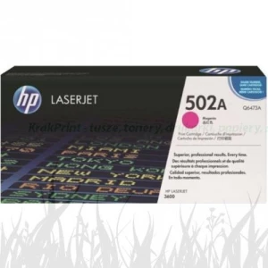 Toner HP 502A do Color LaserJet 3600 (Q6473A/Q6473AC) | 4 000 str. Magenta