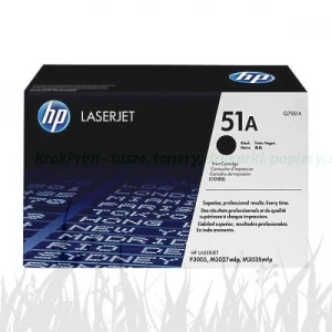 Toner HP 51A do LaserJet P3005, M3027/3035 | 6,5tys. (Q7551A) Black