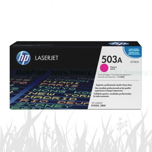 Toner HP 503A do Color LaserJet 3800 (Q7583A) | 6 000 str. Magenta