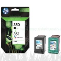 Tusz Hewlett-Packard Oryginał Nr.350 + 351 (SD412EE) Color(CMYBk)