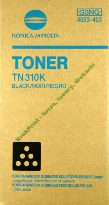 Toner Konica-Minolta C350/351/450/P | TN-310K | 11,5k (4053-403) Black