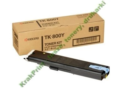 Kyocera-Mita Oryginał TK-800Y - Toner Kit (370PB3KL) Yellow