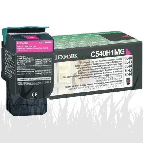 Toner Lexmark Oryginał 0C540H2MG (0C540H1MG) Magenta