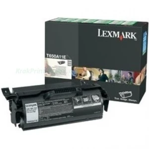 Toner Lexmark Oryginał T650A21E (T650A11E) Black