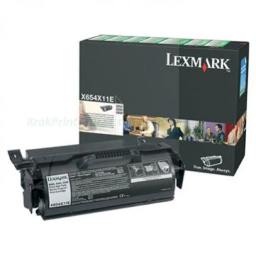 Toner Lexmark Oryginał X654X31E (X654X11E) () Black Black