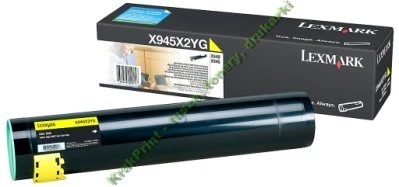 Lexmark Oryginał X945X2YG - Toner Yellow