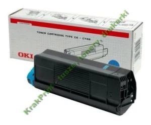 Toner Oki do serii C51/52/53/54 | 5 000 str. Type C6 (42127407) Cyan