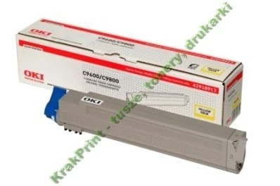 Toner Oki do C9600/9650/9800/9850 | 15tys. (42918913) Yellow