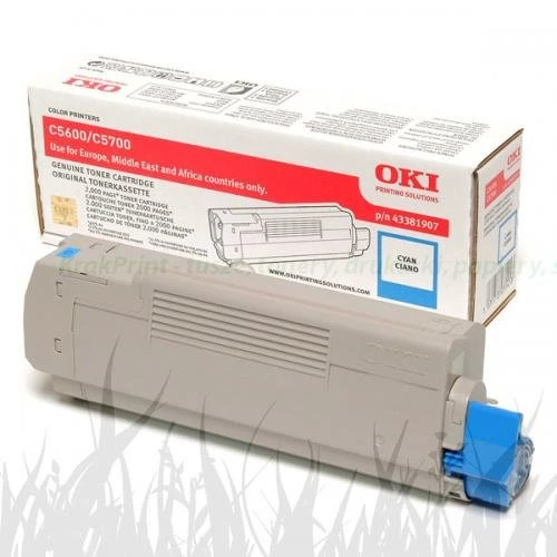 Toner Oki C5600/C5700 | 2 tys. (43381907) Cyan