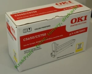 Bęben do Oki C5650/5750 | 20tys. (43870005) Yellow