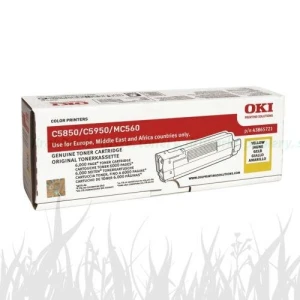 Toner do Oki C5850/C5950/MC560  | 6tys. (43865721) Yellow