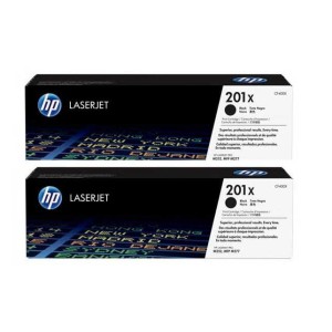 Dwupak tonerów HP 201X do LaserJet M277, Pro M252/277 | 2x2800 str. (CF400XD) Blac