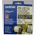 Oryginalna folia Brother DK 22113 62mm x 15.24m biała/czarny nadruk