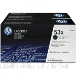 Zestaw dwółch tonerółw HP 53X do LaserJet P2014/2015, M2727 ( Q7553XD ) | 2x 7 000 str. Black