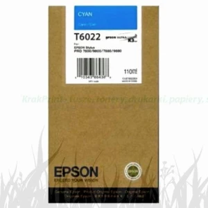 Tusz Epson Nr.T6022 do Stylus Pro 7800, 7880 | 110ml (C13T602200) Cyan