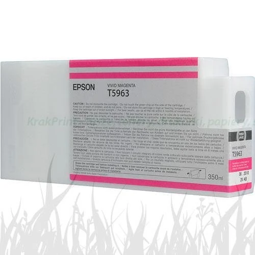 Tusz Epson Nr.T5963 do Stylus Pro 7900, 9900 | 350ml (C13T596300) Vivid Magenta