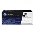 Zestaw dwółch tonerółw HP 12A do LaserJet 1010/1012/1015 | 2 x 2 000 str. (Q2612AD) Black