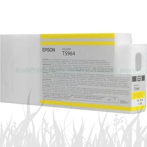 Tusz Epson Nr.T5964 do Stylus Pro 7900, 9900 | 350ml (C13T596400) Yellow