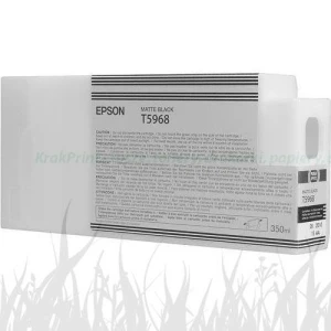 Tusz Epson Nr.T5968 do Stylus Pro 7900, 9900 | 350ml (C13T596800 / C13T59680N) MatteBlack (PO TERMINIE - PEŁNA GWARANCJA)