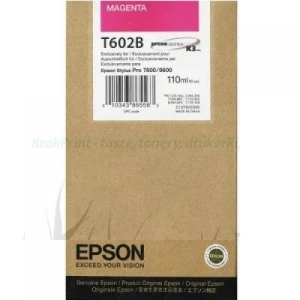 Tusz Epson Nr.T602B do Stylus Pro 7800 | 110ml (C13T602B00) Magenta