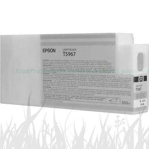 Tusz Epson Nr.T5967 do Stylus Pro 7900, 9900 | 350ml (C13T596700) LightBlack