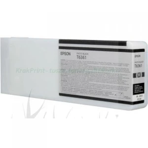 Tusz Epson Nr.T6361 do Stylus Pro 7900, 9900 | 700ml (C13T636100) PhotoBlack