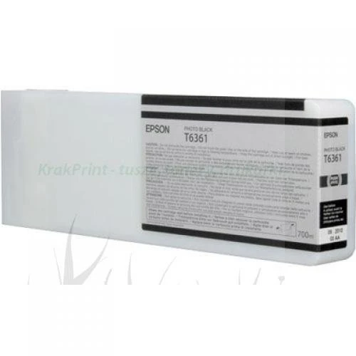 Tusz Epson Nr.T6361 do Stylus Pro 7900, 9900 | 700ml (C13T636100) PhotoBlack