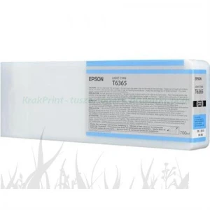 Tusz Epson Nr.T6365 do Stylus Pro 7900, 9900 | 700ml (C13T636500) LightCyan