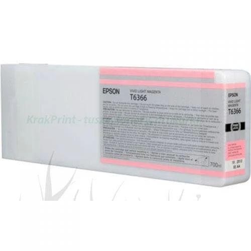 Tusz Epson Nr.T6366 do Stylus Pro 7900, 9900 | 700ml (C13T636600) Vivid LightMagenta
