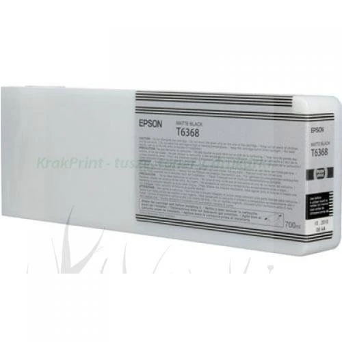 Tusz Epson Nr.T6368 do Stylus Pro 7900, 9900 | 700ml (C13T636800) MatteBlack
