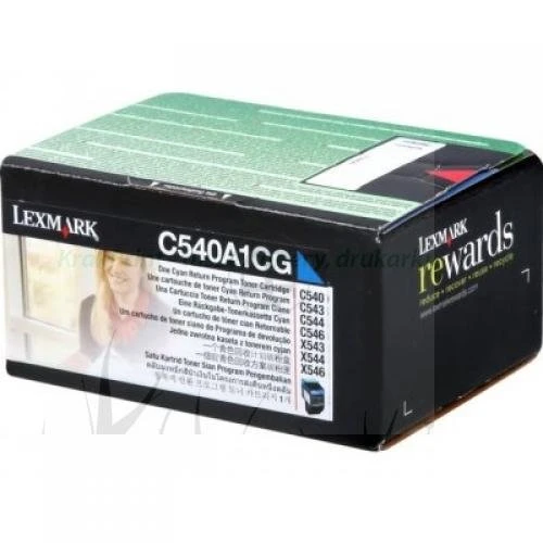 Lexmark Oryginał C540A1CG - Toner Cyan