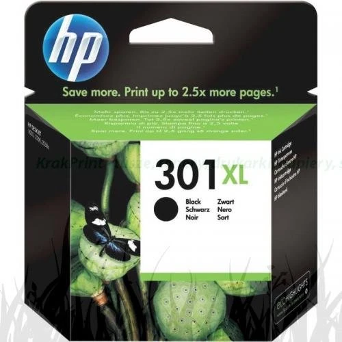 Tusz Hewlett-Packard Oryginał Nr.301XL (CH563EE) Black