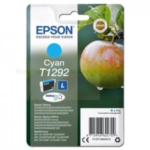 Tusz Epson T1292 do Stylus SX-230/235W/420W/425W/430W | 7ml (C13T12924011/C13T12924012/C13T12924010 / C13T12924022) Cyan