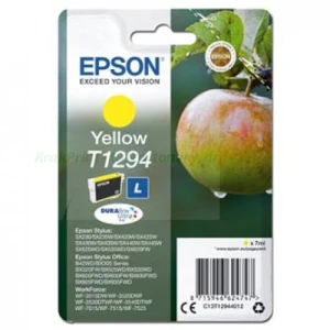 Tusz Epson Nr.T1294 do Stylus SX420W, 425W | 7ml (C13T12944010 /C13T12944012 / C13T12944022) Yellow