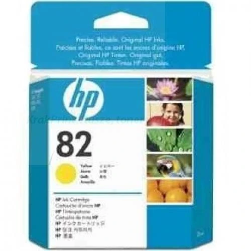 Hewlett-Packard Oryginał CH568A - Tusz (Nr.82) Yellow