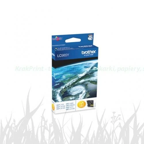 Tusz Brother do DCP-J125/J315W/515W | 250str. (LC-985Y) Yellow