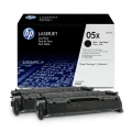 Zestaw dwółch tonerółw HP 05X do LaserJet P2055 (CE505XD) | 2 x 6 500 str.  Black