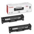 Zestaw dwółch tonerółw Canon CRG718BK do LBP-7200/7210 | 2x3400 str. (2662B005/2662B017) Black