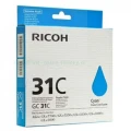Gel Catrridge Ricoh NRG Oryginał GC31 GC31C (405689) Cyan