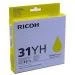 Ricoh Oryginał 405704 - Gel Catridge Yellow