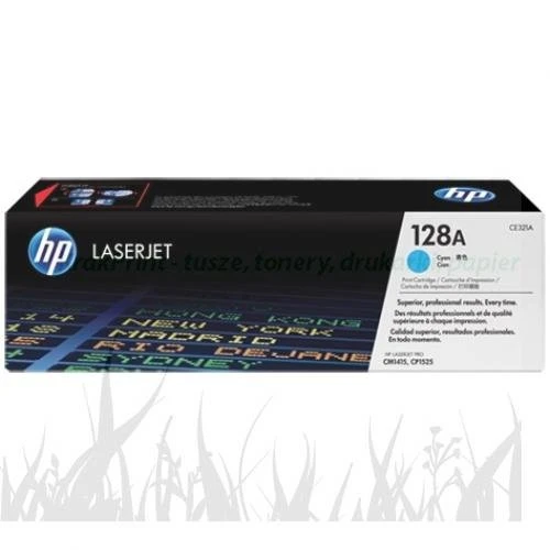 Toner HP 128A do LaserJet Pro CP1525, CM1415 (CE321A) | 1 300 str. Cyan