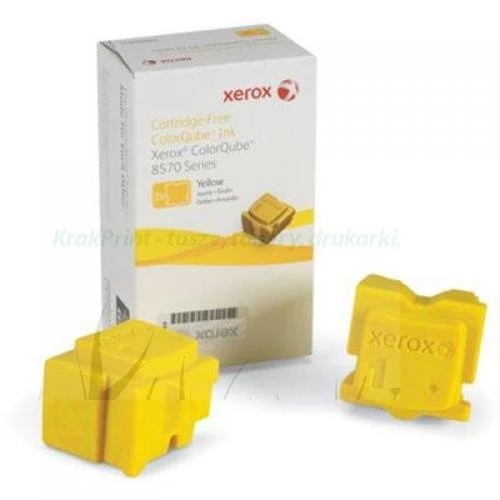 Kostki barwiące Xerox do ColorQube 8570N/DN/DT | 4 400 str. (108R00933/108R00938) Yellow