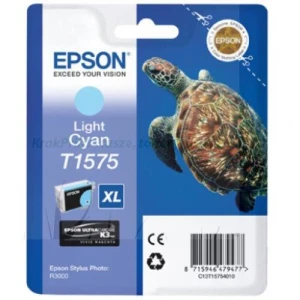 Tusz Epson Nr. T1575 Stylus Photo R3000 | 25,9ml (C13T15754010) LightCyan