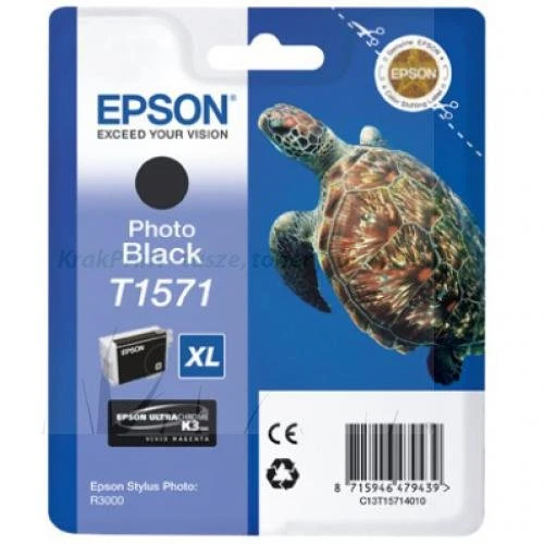 Tusz Epson Nr. T1571 Stylus Photo R3000 | 25,9ml (C13T15714010) PhotoBlack