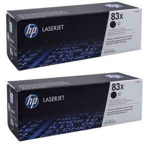 Toner Hewlett-Packard Oryginał 83X HY Original LaserJet 2pak Black (CF283XD) Black