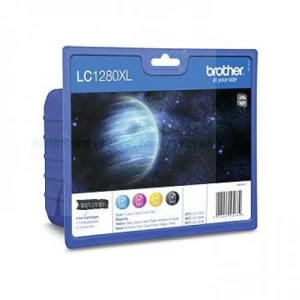 Zestaw tuszy Brother do MFCJ5910DW/6510DW/6910DW (LC-1280XLVALBP) Color(CMYBk)