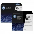 Zestaw dwółch tonerółw HP 55XD do LaserJet P3015, M525 (CE255XD) | 2 x 12 500 str. Black