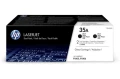 Zestaw dwółch tonerółw HP 35A do LaserJet P1005/1006 (CB435AD) | 2 x 1 500 str. Black