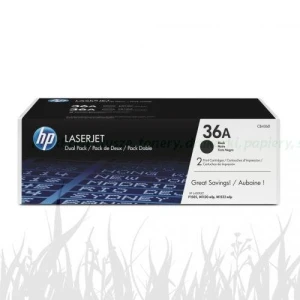 Zestaw dwółch tonerółw HP 36A do LaserJet P1505, M1120/1522 (CB436AD) | 2x2 000 str. Black